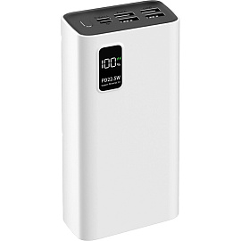 Внешний аккумулятор (power bank) Pero PB07 30000 мАч белый (4673759570115)