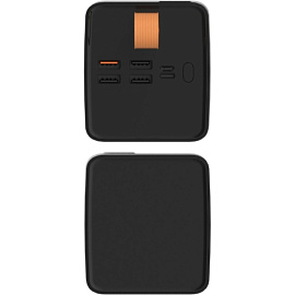 Внешний аккумулятор (power bank) Pero PB10 60000 мАч черный (4673759570184)