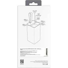 Внешний аккумулятор (power bank) Pero PB10 60000 мАч черный (4673759570184)