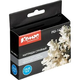 Картридж струйный Комус PGI-1400XL для Canon голубой совместимый