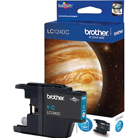 Картридж струйный Brother LC1240C голубой оригинальный