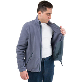 Толстовкa флисовая серая размер L (48-50)