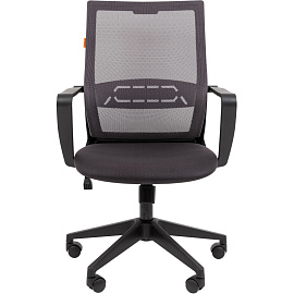 Кресло для руководителя Chairman 545 Б/П серое (сетка/ткань, пластик)