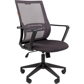 Кресло для руководителя Chairman 545 Б/П серое (сетка/ткань, пластик)
