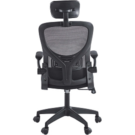 Кресло для руководителя Chairman CH633 чёрное (сетка/ткань, пластик)