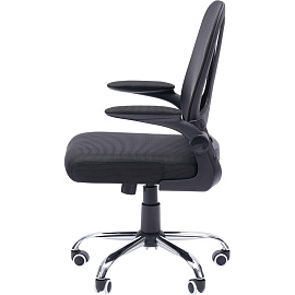 Кресло для руководителя Chairman CH650 чёрное (сетка/ткань, металл)