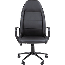 Кресло для руководителя Chairman CH941 чёрное (экокожа, металл)