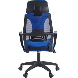 Кресло для руководителя Chairman CH636 синее (сетка/ткань, пластик)