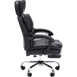 Кресло для руководителя Chairman CH644 чёрное (экокожа, металл)