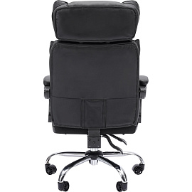 Кресло для руководителя Chairman CH644 чёрное (экокожа, металл)