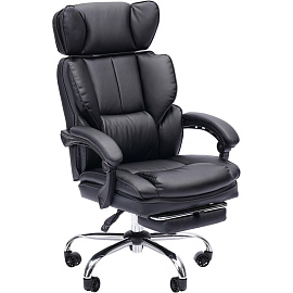 Кресло для руководителя Chairman CH644 чёрное (экокожа, металл)
