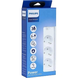 Сетевой фильтр Philips CHP2135WB/51 на 3 розетки 3 метра