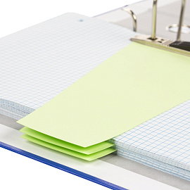 Разделитель листов картонный Attache 100 листов по цветам зеленый (230x120 мм)