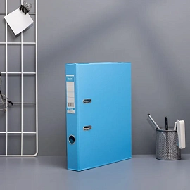 Папка-регистратор Bantex (Attache Selection) коллекция Strong 50 мм голубая ПВХ с технологией Strong Line фото Папка-регистратор Bantex (Attache Selection) коллекция Strong 50 мм голубая ПВХ с технологией Strong Line