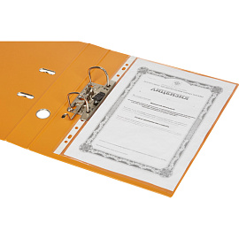Папка-регистратор Bantex (Attache Selection) коллекция Strong 50 мм оранжевая ПВХ с технологией Strong Line