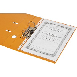 Папка-регистратор Bantex (Attache Selection) коллекция Strong 50 мм оранжевая ПВХ с технологией Strong Line
