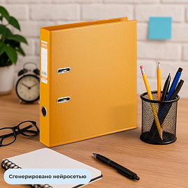 Папка-регистратор Bantex (Attache Selection) коллекция Strong 50 мм оранжевая ПВХ с технологией Strong Line