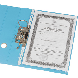 Папка-регистратор Bantex (Attache Selection) коллекция Strong 70 мм голубая ПВХ