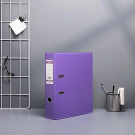 Папка-регистратор Bantex (Attache Selection) коллекция Strong 70 мм сиреневая ПВХ с технологией Strong Line