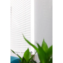 Жалюзи Комус Мебель алюминиевые 50x160см, белые
