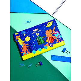 Фломастеры Комус Класс Максики 24 цвета с вентилируемыми колпачками смываемые