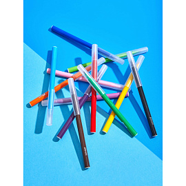 Фломастеры Комус Класс Star way 12 цветов с вентилируемыми колпачками смываемые