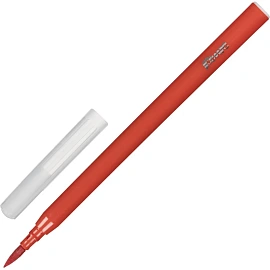 Фломастеры Комус Класс Максики кисточки 12 цветов с вентилируемыми колпачками смываемые