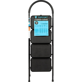 Стремянка стальная 4 ступени TOPFORT