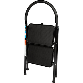 Стремянка стальная 2 ступени TOPFORT