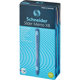 Ручка шариковая неавтоматическая Schneider Memo синяя (толщина линии 0.7 мм)