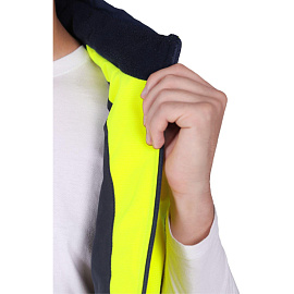 Жилет сигнальный утеплённый Active жёлтый/синий с СОП размер 44-46 (170-176)