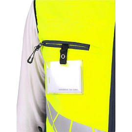 Жилет сигнальный утеплённый Active жёлтый/синий с СОП размер 48-50 (182-188)