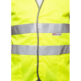 Жилет сигнальный Тип 2Т лимонный с СОП размер 4XL (64-66)