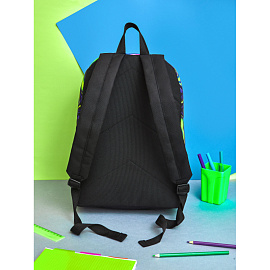 Рюкзак школьный Комус Класс Shape Illusion two чёрный