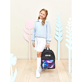 Рюкзак школьный Комус Класс Shape illusion one чёрный