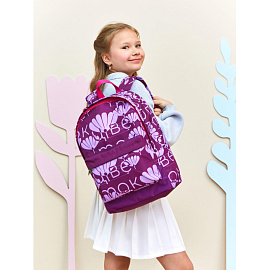 Рюкзак школьный Комус Класс Shape цветок фиолетовый