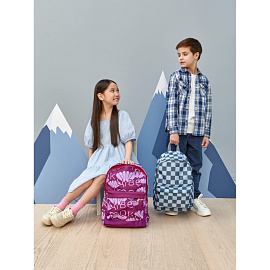 Рюкзак школьный Комус Класс Shape цветок фиолетовый