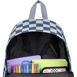 Рюкзак Комус Класс Light Шахматка серый