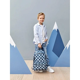 Рюкзак Комус Класс Light Шахматка серый