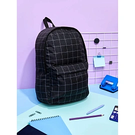 Рюкзак Комус Класс Light Клетка черный