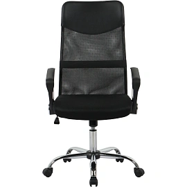 Кресло BN_Hg_EChair-588 TTW сетка/ткань/кожзам черный хром