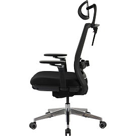 Кресло BN_Hg_EChair-520 STC сетка/ткань черный, алюминий