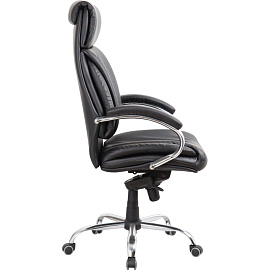 Кресло для руководителя Easy Chair 516 TPU чёрное (экокожа, металл)