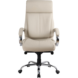 Кресло BN_SH_EChair-516 TPU кожзам бежевый, хром