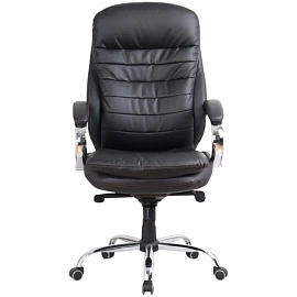 Кресло для руководителя Easy Chair 515 MPU чёрное (экокожа, металл)