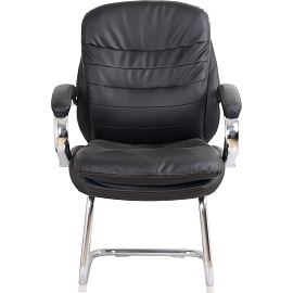 Конференц-кресло Easy Chair 515V PU чёрное (экокожа, металл) фото Конференц-кресло Easy Chair 515V PU чёрное (экокожа, металл)