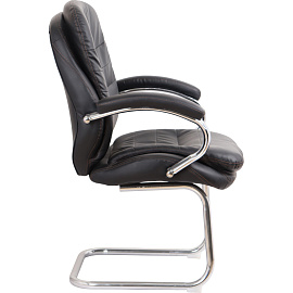 Конференц-кресло Easy Chair 515V PU чёрное (экокожа, металл) фото Конференц-кресло Easy Chair 515V PU чёрное (экокожа, металл)