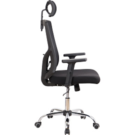 Кресло BN_SH_EChair-650 TC сетка/ткань черный