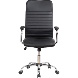 Кресло для руководителя Easy Chair 580 TPU чёрное (экокожа, металл)