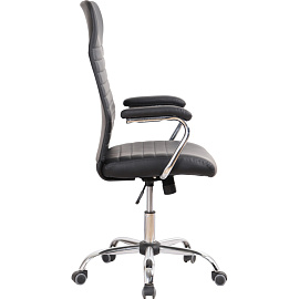 Кресло для руководителя Easy Chair 580 TPU чёрное (экокожа, металл)